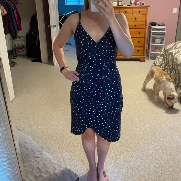 Market & Spruce Dresses & Skirts - Market & Spruce Annora Faux Wrap Knit Dress